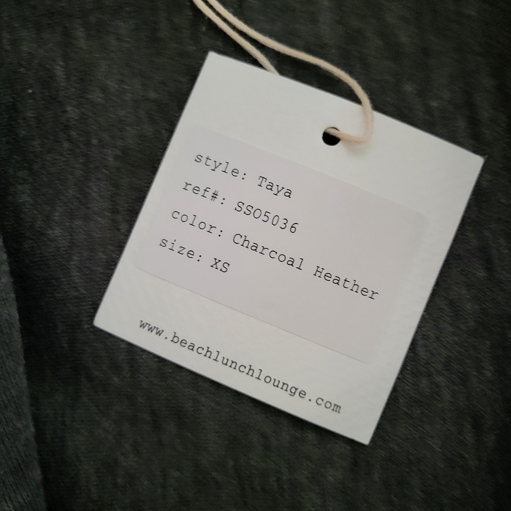 LAST CHANCE Beachlunchlounge xs Taya jacket charcoal Heather - Picture 4 of 4